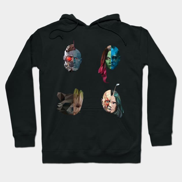 Guardians of the Galaxy Polygonal Hoodie by CriSan